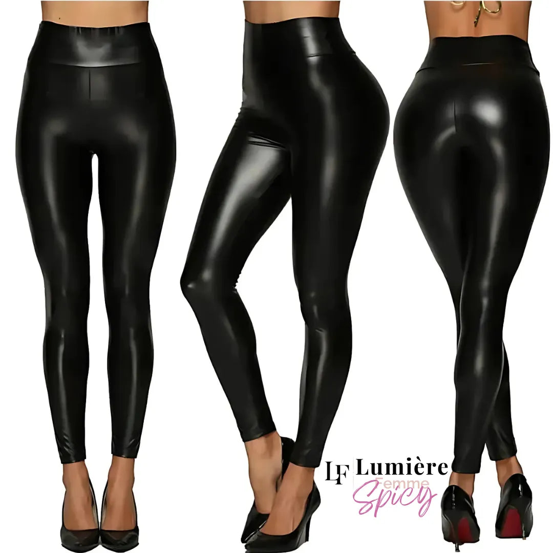 Spicy-Leggings mit Lederoptik – Kaufe 1 + 1 Gratis