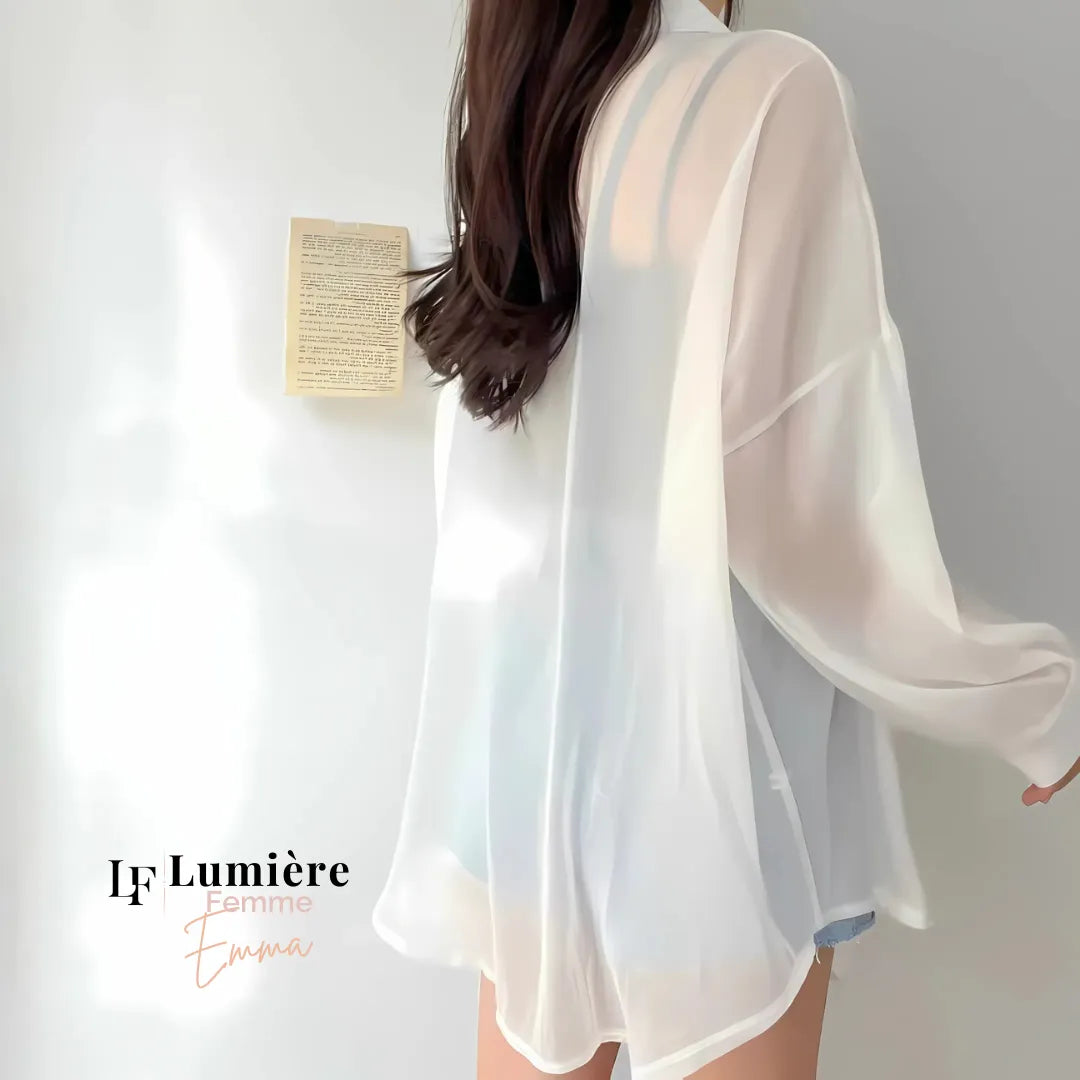 Emma | Chiffon-Mantelbluse