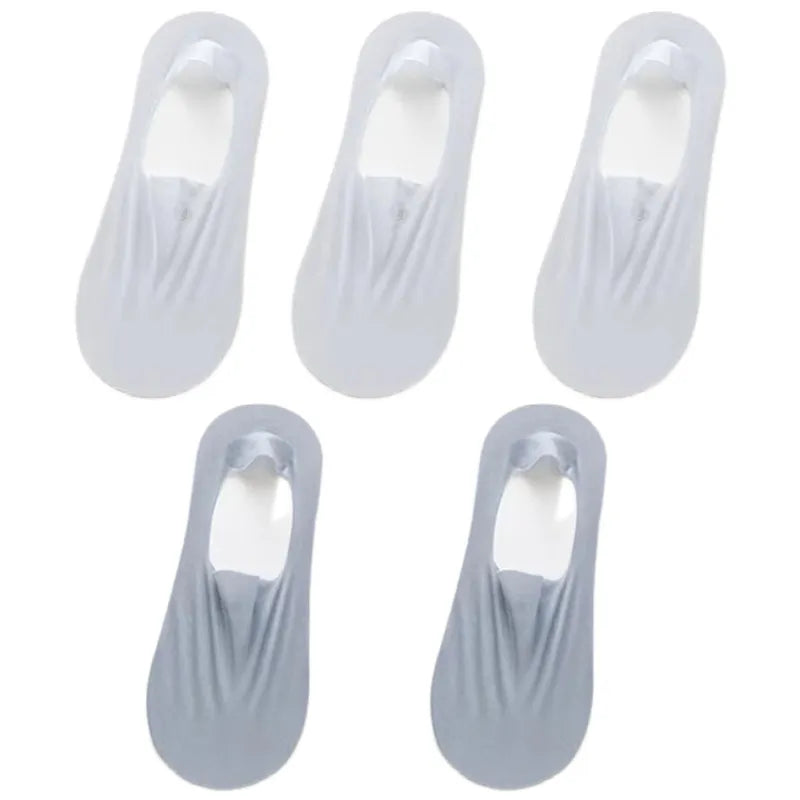 Meias Invisíveis com Silicone Fabullete Meias Invisíveis com Silicone meias invisíveis meias com silicone meia invisível meia com silicone meia antiderrapante Estilo discreto durabilidade de vestuário conforto para os pés